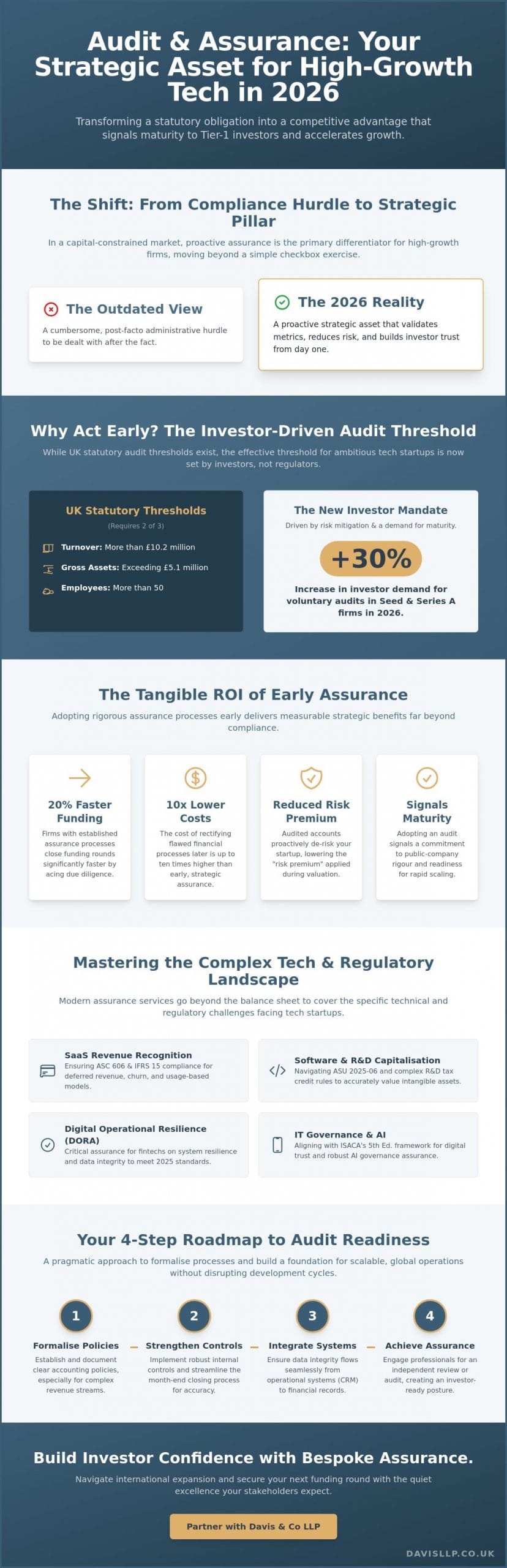 Audit and Assurance Services for Tech Startups: A Strategic Guide to Scaling in 2026